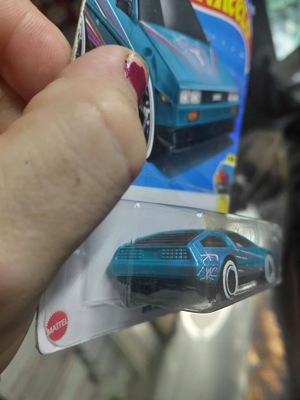 2025 Hot Wheels DMC DeLorean (Collector No. 036/250, HW Art Cars 5/10